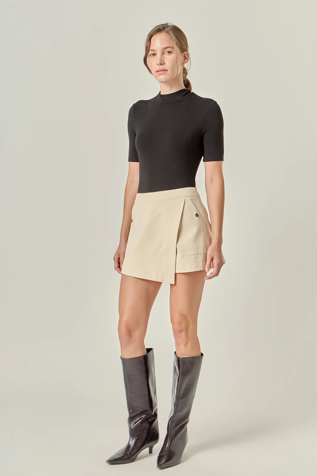 Wrap Detail Mini Skort - Image 3